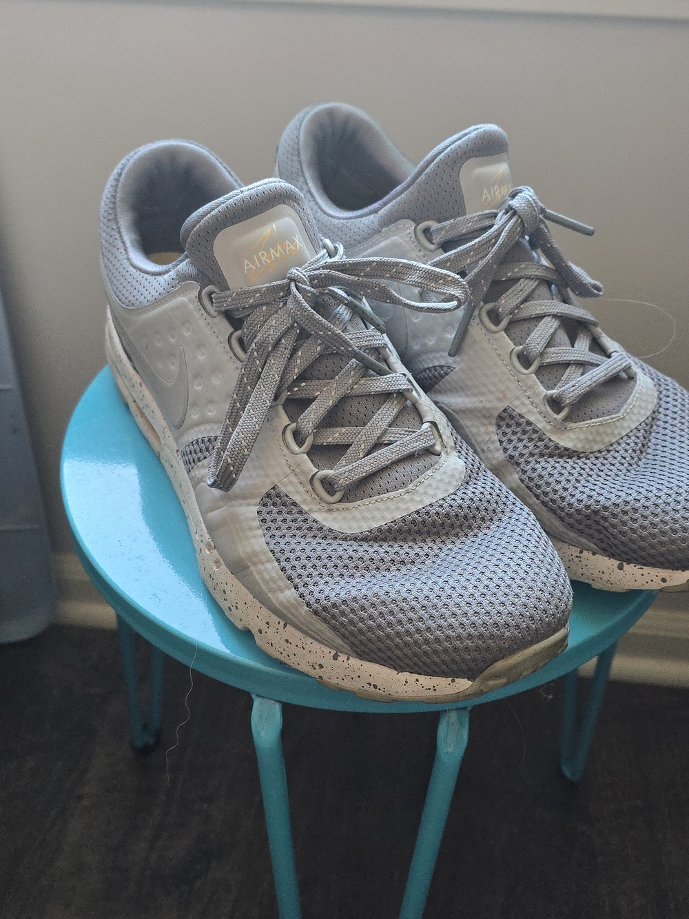 Nike Air Max Gray Athletic Sneakers